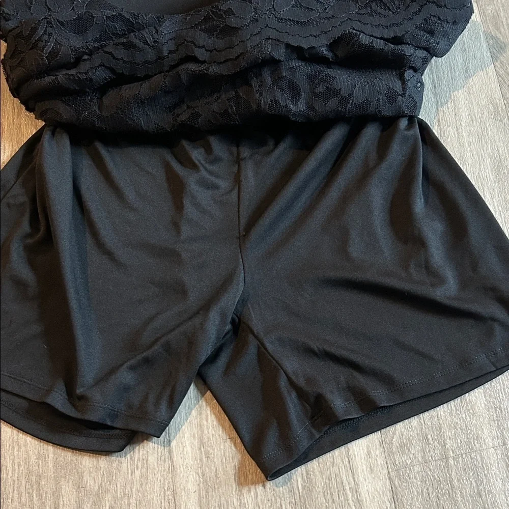 Torrid curvé Elegant Black Floral Lace Maxi Skirt. (Stretch) - Picture 7 of 9